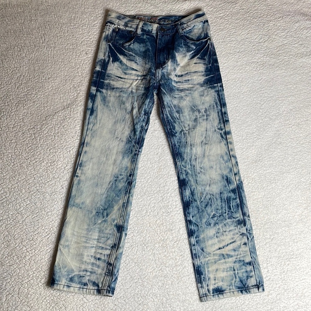 Denim & Rivets Acid Wash Denim Jeans Stretch Size 12